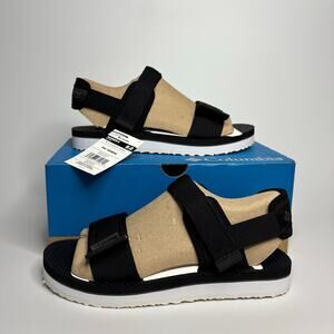 Columbia Women’s Via Sandal in Black/ White